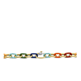 Multicolour Chain Statement Necklace