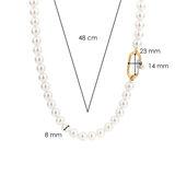 Pearl Necklace with chain
