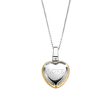 Zirconia Heart Necklace with pendant