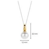Necklace with Pearl pendant 12mm