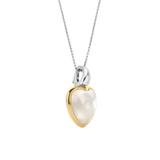Pearl Heart Necklace with pendant
