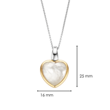 Pearl Heart Necklace with pendant