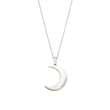 Moon Pearl Necklace with pendant