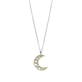 Moon Pearl Necklace with pendant
