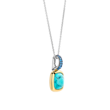 Turqoise Cushion Necklace with pendant