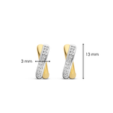 Zirconia Crossover Hoops