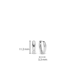 Small Oval Hoops 11mm
