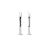 Classic Oversized Hoops Silver 30mm