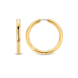 Classic Oversized Hoops Gold 30mm