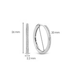 Tennis Large Hoops 20mm