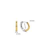 Classic Small Hoops Vermeil 14mm