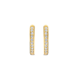 Tennis Small Hoops 14mm