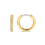 Tennis Small Hoops 14mm