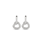 Zirconia Heart Earrings