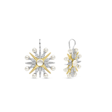 Star Pearl Hoops